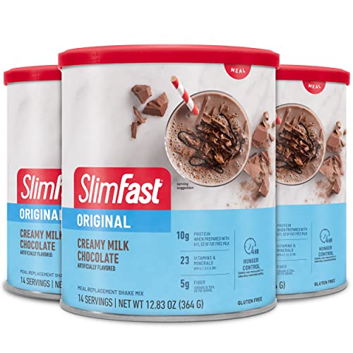 SlimFast Original Meal Replacement Powder, Creamy Milk Chocolate