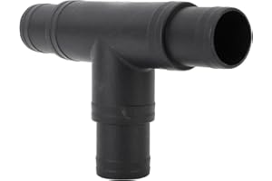 Mumusuki T Joint Hose Connector 1.25in 1.5in, 3-Way Pool Hose Adapter, Plastic T-Fitting for Swimming Pool Pump and Spa Equip