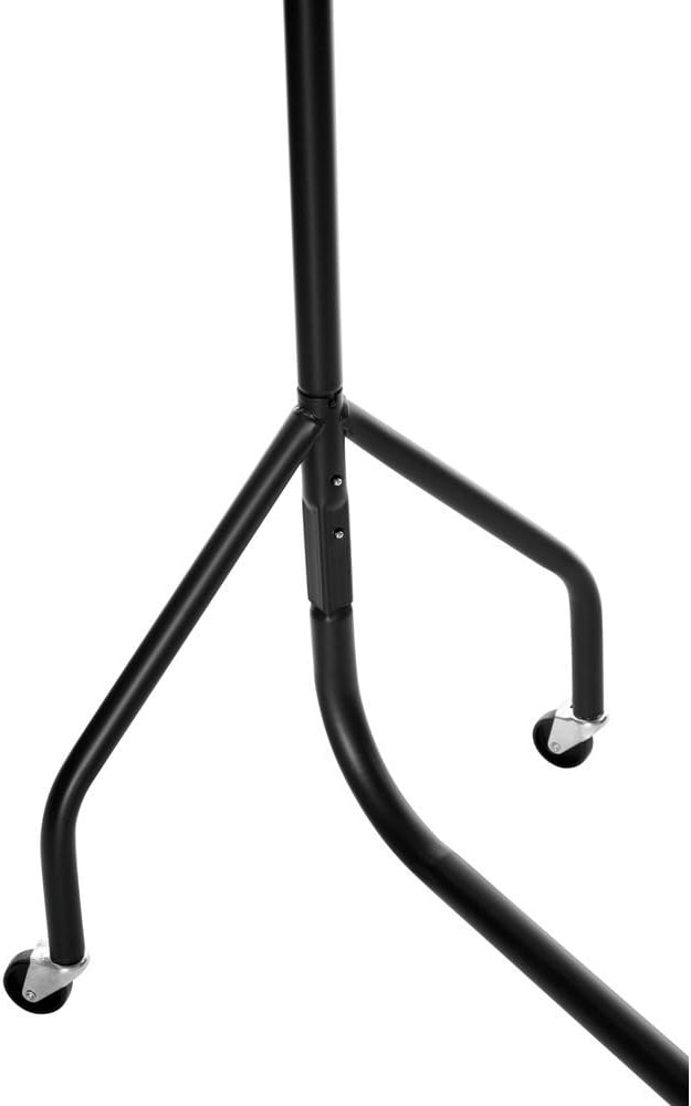 Heavy Duty Clothes Rail Garment Rail 4 ft Long x 5 ft High Metal Hanging Storage Rack, Black, 139 x 49 x 5 cm - Image 5