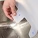 Dealglad Plastic Translucent Kitchen Sink Water Splash Proof Retaining Plate With Attached Sucker