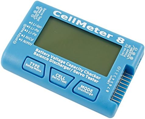 Targethobby Model CellMeter 8 1- 8S Battery Capacity Voltage Checker Meter For LiPo Battery