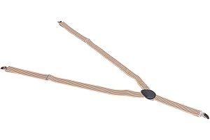 Luqeeg "Adjustable Pants Wearing Aids Belt for Elderly Disabled Patients Made of Polyester Alloy (Gray and black stripes)