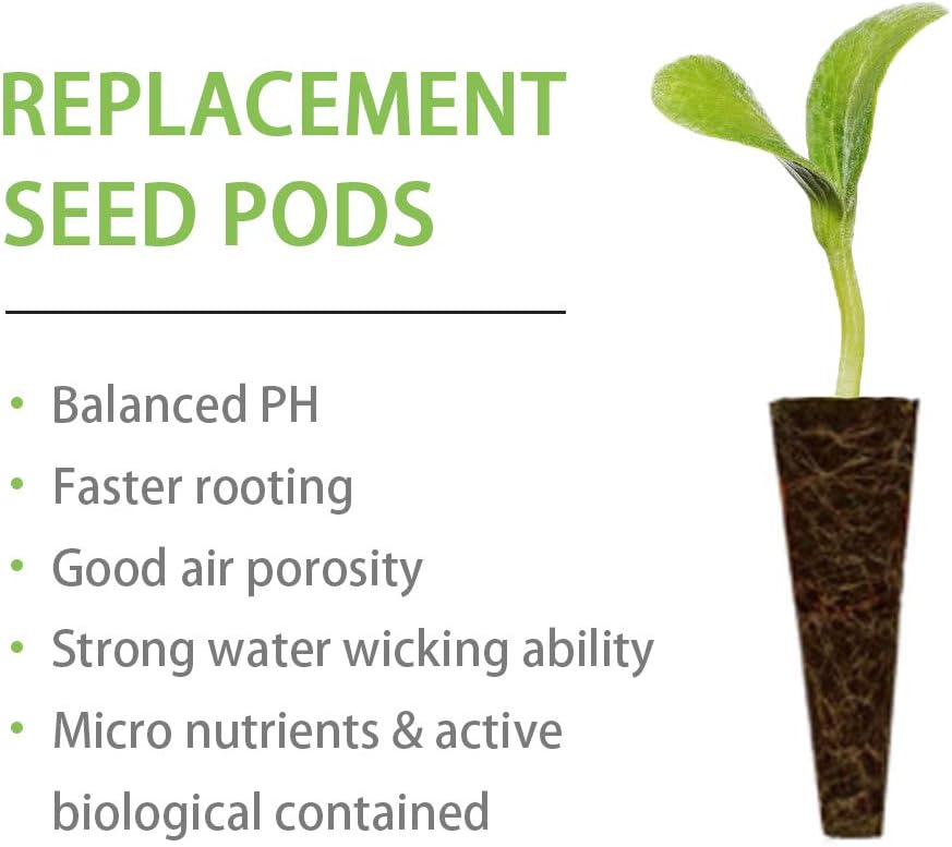 Refill Pods For Hydroponic Growing System Seed Starter Pods Compatible With Aerogarden Moldy Free Pack Of 50 Grow Sponges Germination Kits Patio Lawn Garden Emosens Fr