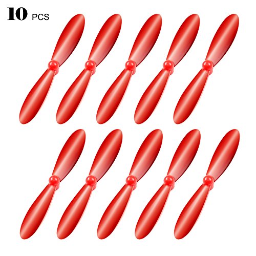 Mini-RC-Quadcopter-ersetzen-Kit-inklusive-Propeller-Stuetze-und-Schutz-Schutzhuelle-fuer-Hubsan-X4-H107C-H107D-Quadcopter-Spielzeug-von-AFUNTA