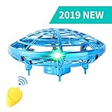 Flying Toys for Kids,Mini UFO Drone,Hand Operated Drones with 5 Sensors and 2 Speed,Easy Indoor Outdoor Flying Ball Drone Toys,Great Flying Drone Gift for Boys/Girls,USB Charging and Remote Controller