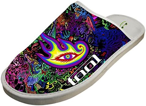 Cotton Slippers Keep Warm House Crocs Adult Lover Tool_Eye Logo Music 7 D(M) US