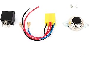 INEEDUP 4-Pin 30A 12V Horn Relay + 4-Pin Pre-Wired Relay Plug + Horn Switch Kit for Car Train Truck Air Horns 12V Vehicles