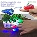 UNGLINGA Pre Filled Easter Eggs with Toys Inside Plastic Surprise Egg Hut Easter Basket Stuffers for Boys Girls - Pull Back Cars, Eyes Finger Puppet, Light Up Ring, Bead Bracelets