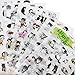 Schoolsupplies 6 Sheets Super Cute Cat Stickers for DIY Albums Diary Decoration Cartoon Scrapbooking Kawaii School Office Stationery