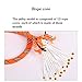MUMAI Outdoor Climbing Rope with Hook,10M(32ft),20(64ft),30M(98ft),50M(164ft),Downhill Climbing Equipment,Rock Climbing Rope,Life-saving Rope,Fire-survival Rope,Rescue Equipment,Orange (10)