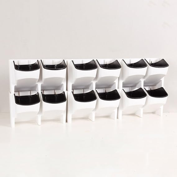 Sodial 2 Bolsillo Suculento Maceta Colgante De Pared Vertical