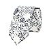 Mantieqingway Men's Cotton Printed Floral Necktie