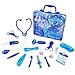 Doctor Kit Pretend Play Medical Kit Set Equipment Nurse Carry Case, Fajiabao Toy Pretend and Play Set Stethoscope with Light and Sounds Gift for Boys Kids Toddlers over 3 years ,Blue