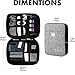 VASCO Travel Electronics Gadget & Cable Organizer Bag – Smart & Safe Storage (Grey)