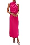PRETTYGARDEN Women's 2025 Summer Satin Dress