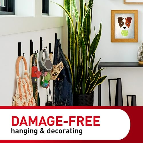 Command Indoor Small Replacement Strips, 64 Strips, Damage-Free Wall Hanging, Re-Hang Small Hooks for Home and Wall Decor, Holds up to 1 lb, White Adhesive