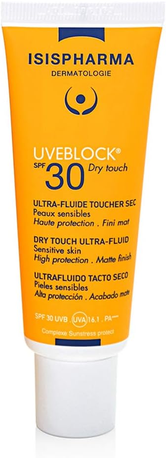 IsisPharma Uveblock SPF 30+ Dry Touch Ultra Fluid Sunscreen 40ml