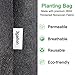 Y YOOMALL Plant Grow Bags 10-Pack 3 Gallon Fabric Aeration Pots, Thickened Non-Woven Breathable Fabric Pots for Vegetable/Flower/Plant Grow Bags with Handlesthumb 2