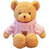 Sibupue Teddy Bear Stuffed Animals Soft Plush Cute Teddy Bear Doll for Boys Girls 11.8in(taidi Xiong fense)