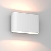 Aipsun Modern LED Wall Sconces 1 Pack Hardwired Interior Wall Lights Indoor Aluminum Up and Down Wall Mount Light for Living 