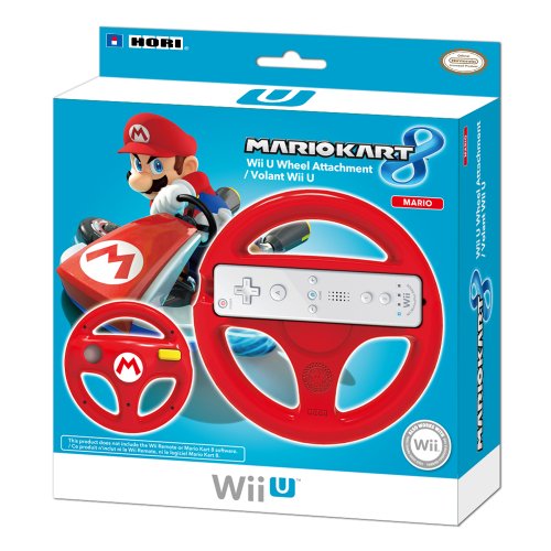 HORI Mario Kart 8 Racing Wheel (Mario) for Wii U