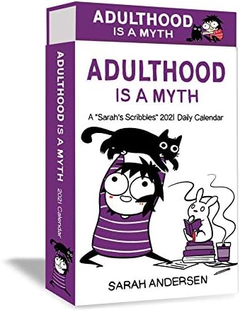 Sarah's Scribbles 2021 Deluxe Day-to-Day Calendar: Adulthood Is a Myth