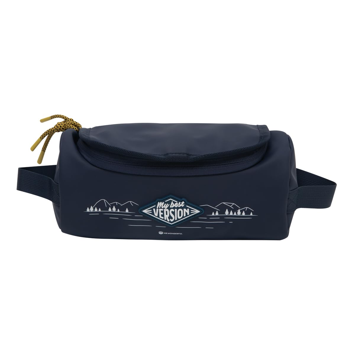 Mr.Wonderful Toiletries Bag - My Best Version x x, Multi-Coloured, Standard, Toiletries Bag