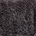 The Connecticut Home Co Throw Blanket Soft Fluffy Room Decor, Cozy Warm Throws for Bed, Couch, Gifts for Women, Bedroom Cute Aesthetic Blankets Shag and Sherpa, 65x50, Gray