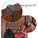 Wintek Over the Door Hook Hanger, Heavy Duty Organizer Rack for Towel, Hat,Hoodies,Coat , Cloth,Bag - 8 Hooks (Black)