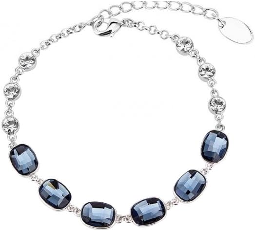 Imperial sapphire bracelet Yparah - Swarovski crystals - women