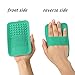 ESARORA Makeup Brush Cleaning Mat & Makeup Brush Cleaning Plate (Green)