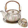 JapanBargain 4631, Japanese Dobin Mushi Soup Pot Soup Teapot Cooking Pot Set Made in Japan, Tokusa Style, 10.8 ounce
