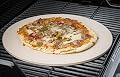 ModernHome 3 Piece Set Grill King Pizza Stone Kit, Natural