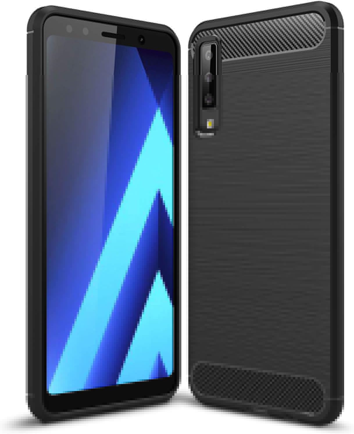 Compatible with Huawei Y7 Prime 2019 Case, CJ Sunshine Soft Silicon Case, Ultra Slim Lightweight Highstrength Shockproof Protective Back Cover TPU Case, for Huawei Y7 Prime 2019(Black)