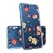 Huawei Honor 7X Case, Mate SE Case, LEEGU Scratch Resistant Floral Printed Clear Design Hard Plastic and TPU Gel Bumper Protective Cover Slim Case for Huawei Honor 7X/Mate SE - Rose Flower