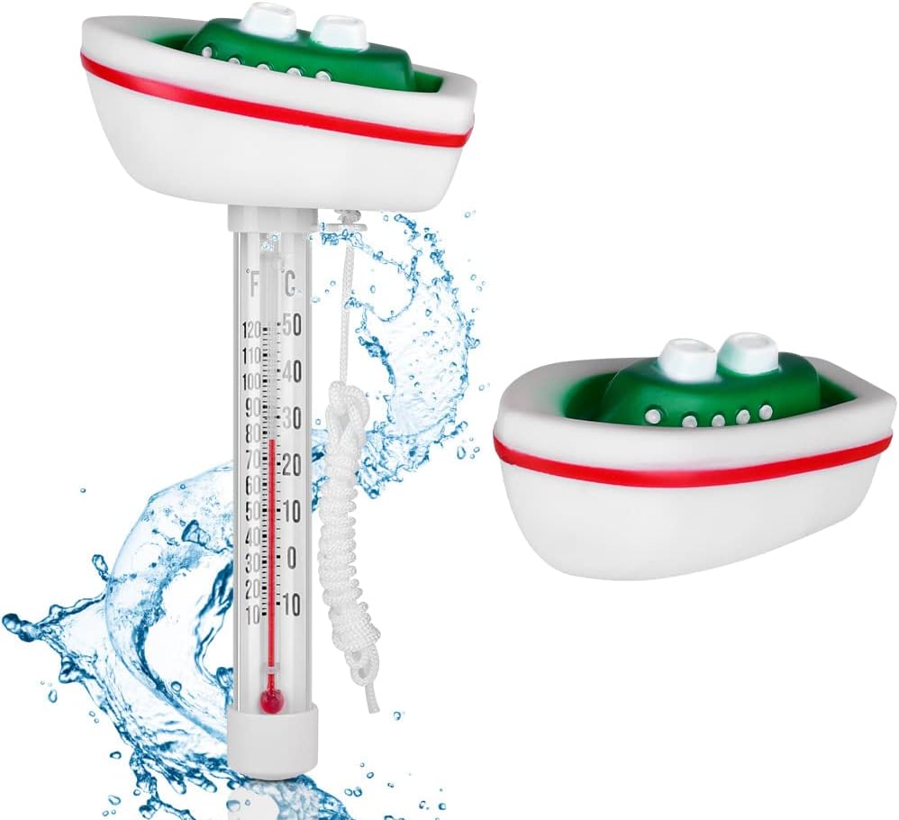 OFFCUP Floating Pool Thermometer Yacht Design Water Temperature 120F 50C