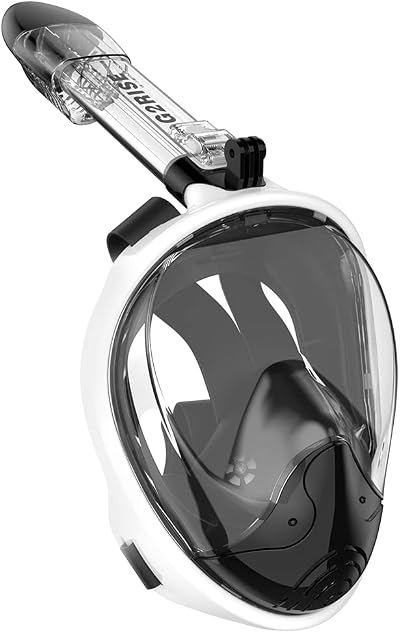 G2RISE SN01 Full Face Snorkel Mask with Detachable Camera Mount