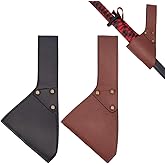 HOBBIESAY 2Pcs Leather Sword Dagger Frog Holster Leather Belt Sword Holder Rapier Knight Sword Holder Leather Sheath Scabbard Sword Holder