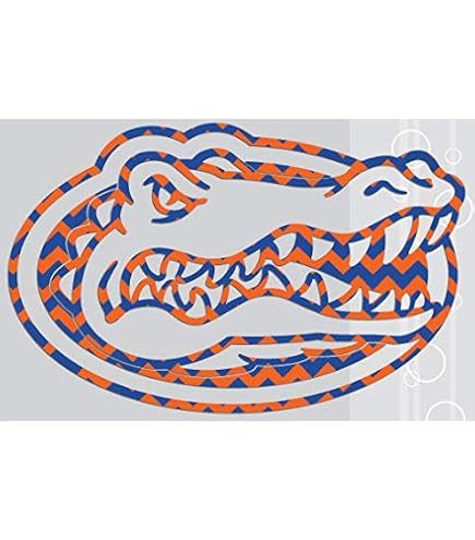 Florida Gator Stickers Florida Gators Die-Cut Vinyl Sticker - Waterproof & Fade Resistant Decal Florida Gators Face Stickers
