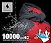 Wantdo Men's Waterproof Mountain Jacket Fleece Windproof Ski Jacket US M  Red M