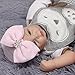 WILLTOO Newborn Lovely Soft Cute Hat Bow Baby Girl Hospital Beanie Hat (A)
