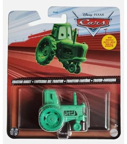 Amazon.com: Disney Cars View Zeen Racing Tractor, Miniature