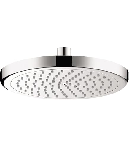 Columna De Ducha Hansgrohe Crometta E 240 - Cromada, Con Grifo Termostático Y Cabezal De Lluvia 24 Cm, Sistema QuickClean Antical