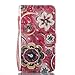 iPhone 7 Plus Case,iPhone 8 Plus Case,Magnetic PU Leather Shock Proof Wallet Case Lightweight Kickstand Flip Folio Case Card Holder with Strap Birthday Xmas Halloween for Apple iPhone 7 Plus-Flowers