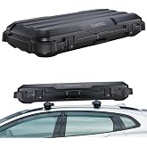 INNO ROOF Gear CASE BRM720MBK Matte Black 11.5 cu ft, Roof Rack, Roof Box, Cargo Box, Hard Shell, One Side Opening with Locks, Made in Japan, Compatible with Aero &amp; Square Bars, Tool Free Install