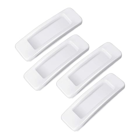 Shuxy 4 Stück Selbstklebe Sofortige Schublade Handhaben Sie Helfer Zusätzliche Küchenschranktür Fenstergriff Aufkleber Bequem