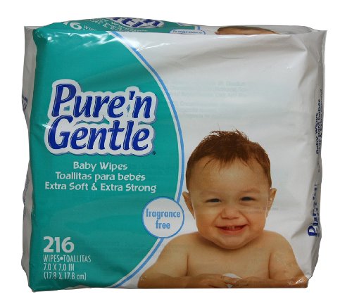 pure n gentle baby wipes