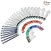 24 Sets Luer Lock Syringe 10ml 3ml 1ml with Blunt Tip Needles and Caps by V-Story