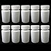 10 Pill Bottle Storage Container Pet Tin Vial White 100Ml Screw Cap Jar Medicine