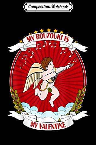 Composition Notebook: Eros Valentine and Bouzouki Journal/Notebook Blank Lined Ruled 6x9 100 Pages